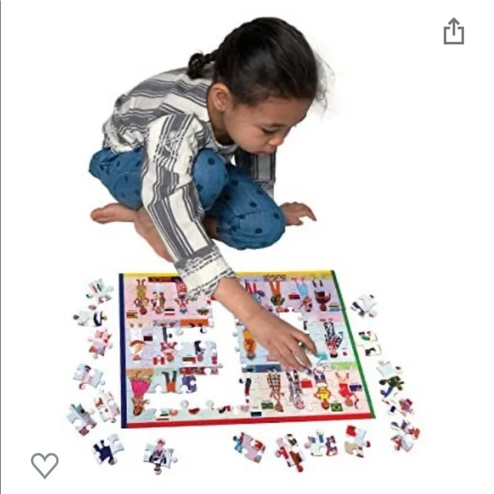 Children of the WORLD  100 piece puzzle. 5+age box never opened